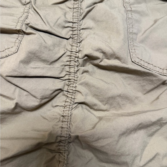 Tan Button-Up Shorts - Picture 2 of 3